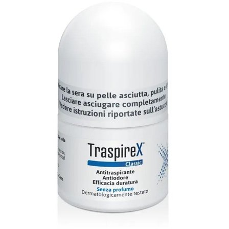 Traspirex Classic Roll-On Ascelle Antitraspirante 20ml