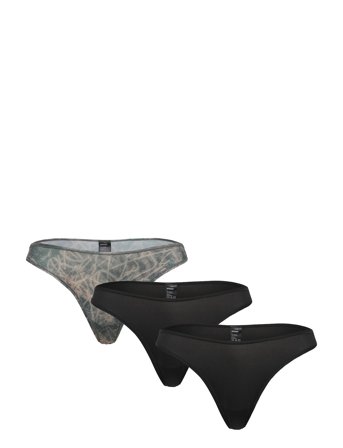 Weekday 3-Pack Brazilian Briefs - Black - XS