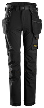 Snickers Workwear 7575-0404 Arbetsbyxa svart 146, Kläder