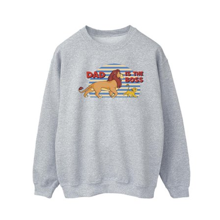 Disney Herr The Lion King Pappa Boss Sweatshirt XXL Sports Grey