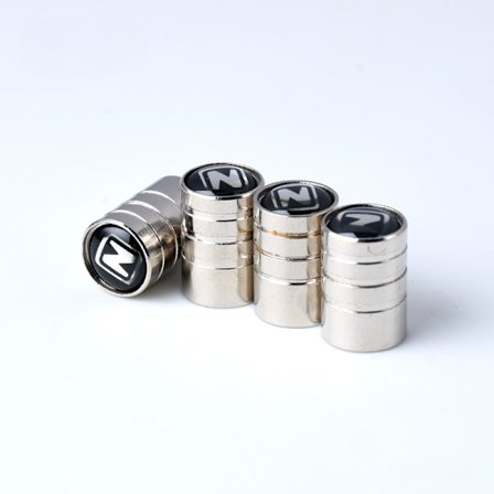 Bilventilkåpa ventil lämplig ventilkåpa metall däckventilkåpa (Zhongtai, 8 stycken)