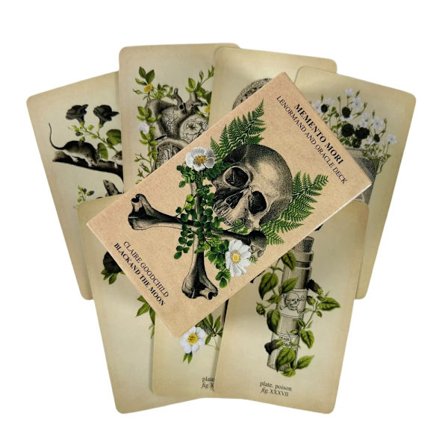 Memento Mori Lenormand ja Oracle -pakka Tarot-kortit Musta ja Kuu Englanninkielinen Visions Divination Edition Lautapelit