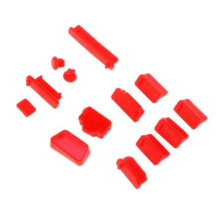 13 st/set Färgglada Silikon Laptop Anti Damm Plugg Skydd Stopp Universal Dammtät