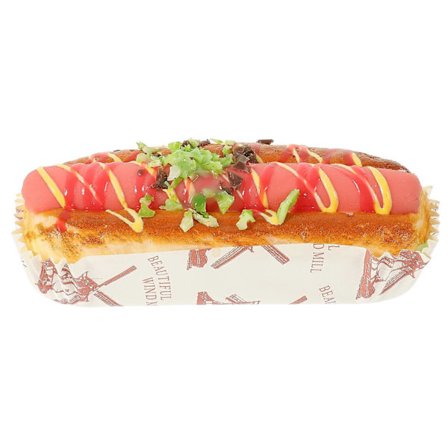 Simuleret Kunstig Hotdog Brød Falsk Realistisk Mad Brød Dekoration Model Køkken Foto Rekvisit