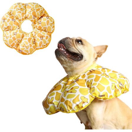 Blød bomuldskrave til kæledyr, beskyttende genoptræningskrave til hund og kat, genoptræningskegle, anti-bidkrave til kæledyr