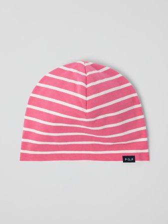 Polarn O. Pyret Trikå mössa randig - 48 - 50 - barnkläder - pink