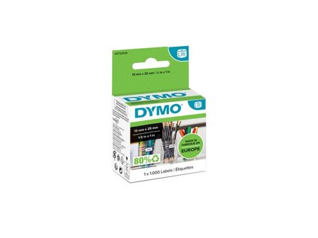DYMO Etikett LW 25x13mm 1000/fp - Lyreco - Kontorsmaskiner - Etikettskrivare och etiketter - Etiketter - Dymo