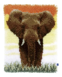 Ryijymatto/Seinävaate Elefantti