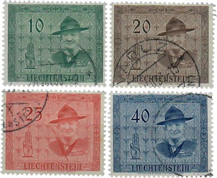 Liechtenstein 1953 - MICHEL 315-318 - Stemplet
