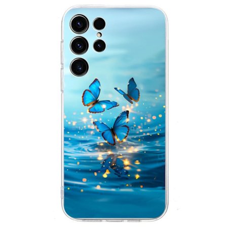 Vibe Samsung Galaxy S24 Ultra skal - Blå Fjäril