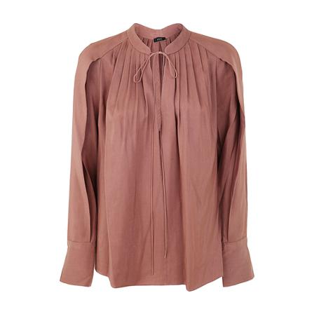 Joseph, Cobden Blouse WO Silk Gazar Różowy, Kobieta, Rozmiar: L