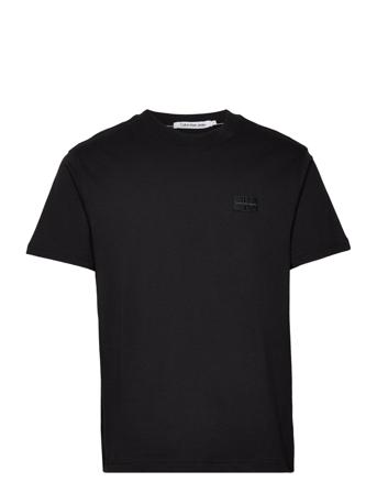 Shrunken Badge Tee T-shirt Sort Calvin Klein Jeans