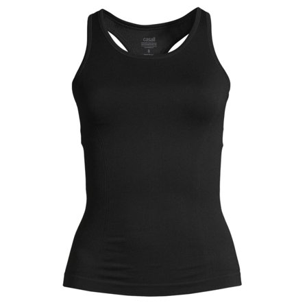 Casall Women's Essential Seamless Racerback Women Short sleeved fitness sweater Black L