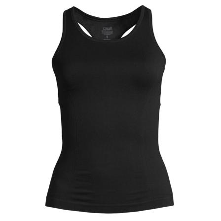 Casall Women's Essential Seamless Racerback Women Short sleeved fitness sweater Black M