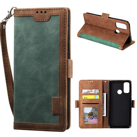 Surburbian Samsung Galaxy A21s flip-etui i lær - Grønn