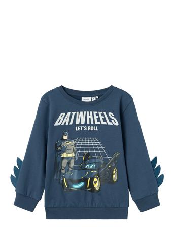 Nmmjuice Batwheels Sweat Bru Noos Wab Tops Sweat-shirts & Hoodies Sweat-shirts Navy Name It