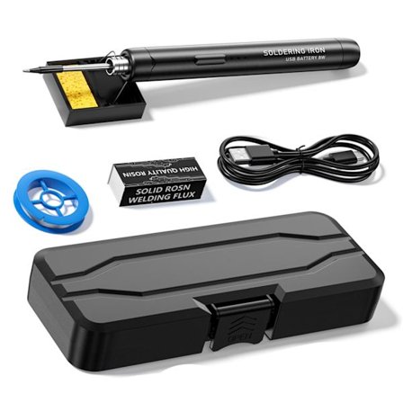 Johdoton USB-ladattava kannettava juotin, 300-450 °C lämpötilasäädettävä, juotin puhelimen korjaukseen