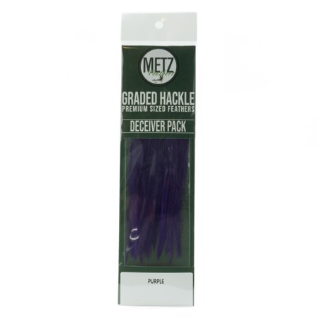 Metz Hackle Deceiver and Streamer Pack - Purple