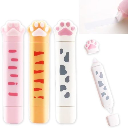 3 delar korrigeringstejp Katttass självhäftande tejp kan klistras Stat