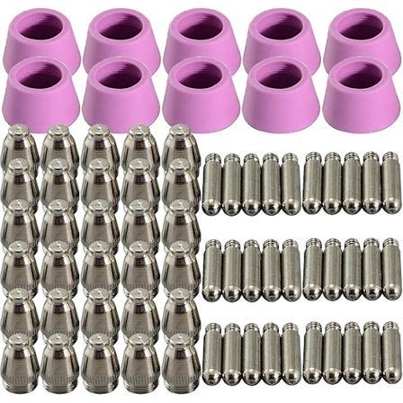 70 st Plasmabrännare Förbrukningsvaror Munstycken Spetsar Kit För SG-55 AG-60 40/50/78 Amp