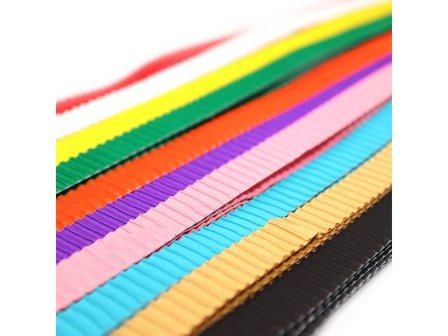 Wellpapp remsor 12mm x 50cm 6remsor x 10 - Lyreco - Skola och förskola - Hobbypapper - Specialpapper