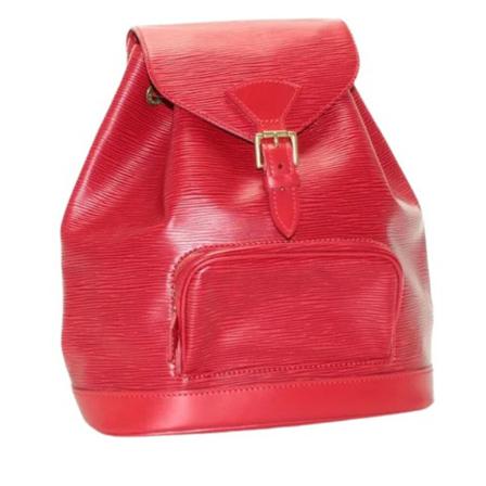 Louis Vuitton Vintage, Pre-owned Montsouris Bag Rood, Dames, Maat:ONE Size