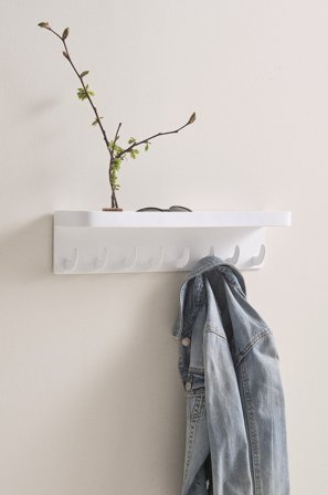 Jotex - Knaggrekke 50 Cm Hvit MILL - Kjøp Entrémøbler hos Jotex