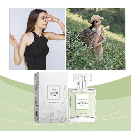 White Tea Perfume White Tea Eau Toilette Spray Parfym för kvinnor Uppfriskande Elegant Långvarig Damparfym Avslöjar Sofistikerad 30ml FLYE52