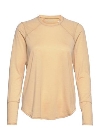 Clara Loose Long Sleeve T-shirts & Tops Long-sleeved Beige Röhnisch