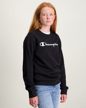 Champion Crewneck Sweatshirt Schwarz Pullover - Kids Brand Store