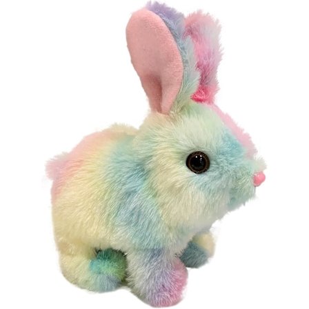 Puhuva Plussinen Jänis Nukke Lelut | Puhuva Eläin Plussinen Leikki - Sähköinen Interaktiivinen Animoitu Leikki, Aistihavaintojen Oppimisen 