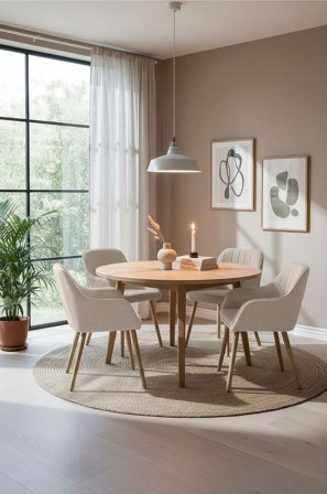 Homeroom Collection - Julius 2-pack ruokailutuoli - Luonnonväri - Tuolit - - Homeroom