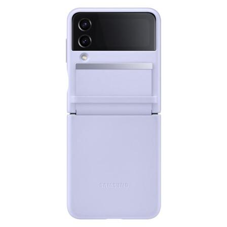 Samsung Galaxy Z Flip 4 Skal Flap Läder - Lila