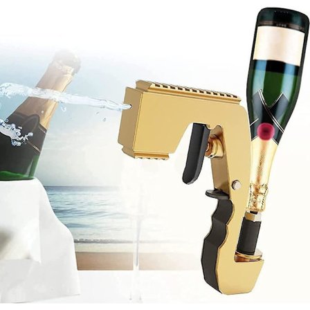 Champagne Sprayer Gun, Ølsprøyte, Champagne Gun Korketrekker for Feiringer