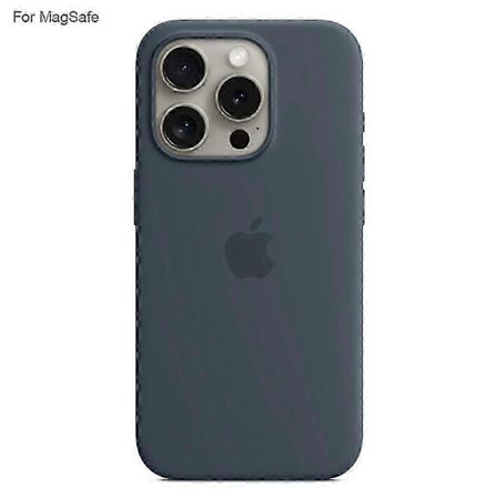 Til iPhone 15 Pro Cover Kompatibelt med Magsafe Flydende Silikone Telefon Bagside Cover [induktions Popover](h})