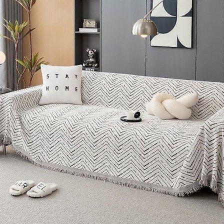 Enkel Sofföverdrag Handduk Anti-Repa Chenille Filt Tjock 1/2/3/4 Sits Soffa Stol Möbelskydd för Husdjur