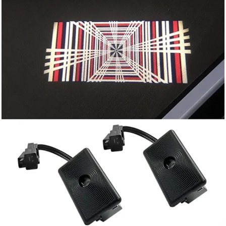 2 stk. For Tesla Model Y 2025 Juniper Dørlys HD Projektor Pøllys Model 3 Highland LED Laser Ghost Shadow Velkommen