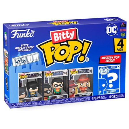 Blister 4 figurer Bitty POP DC Comics Batman