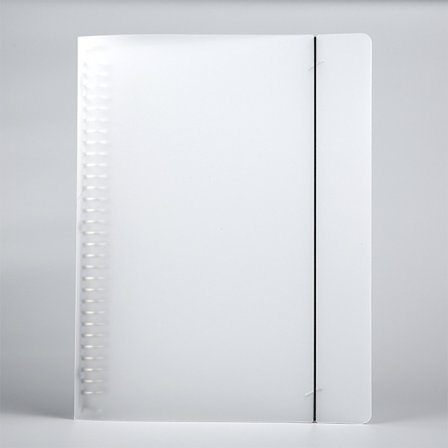Transparent A4-pärm, 30-ringar, anpassningsbar organisering