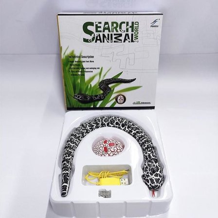 Kaukosäätöinen Ladattava Elävä Realistinen Kobra Lelu