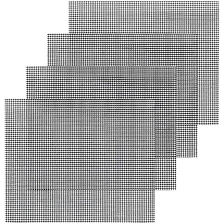 Grilli Verkko, Grillausverkko, Uudelleenkäytettävä ja Leikattava Grillausmatto, Tarttumaton Lasikuitu Grilliverkko Grillausmatto Ulkokäyttöön - 