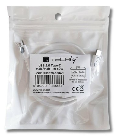 TECHLY Usb Cable 1 M Usb 2.0 Usb C