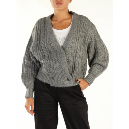 Guess, Cardigans Grijs, Heren, Maat:S