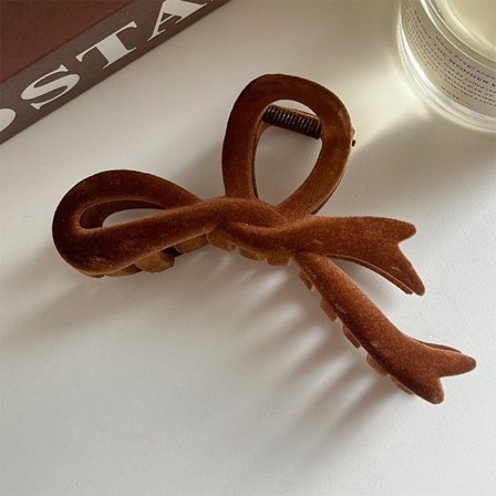 Röd sammetsbåge Hårklämmor Höst Vinter Kvinnor Hårkloklämma Fr