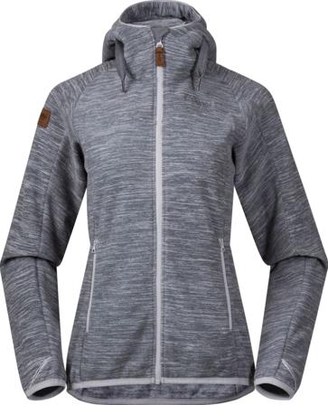 Bergans Women's Hareid Fleece Jacket Women Mid layer tops Grey M