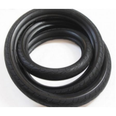 Svart snygg cykelcykling slanglös cykelsolid däck för 700