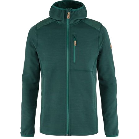 Fjällräven Men's Keb Fleece Hoodie Men Mid layer tops Green S