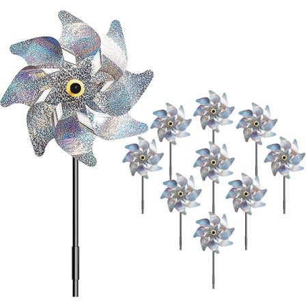 IC Reflekterende Vindmøller med Stager, Ekstra Glimtende Vindmøller til