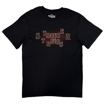 Stranger Things Neon Logo T-shirt