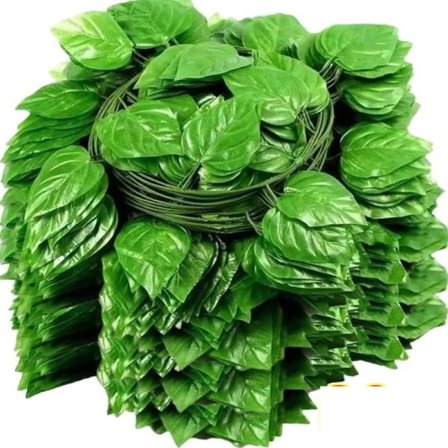 60m Kunst Grøn Ivy Blade Rattan Gør-det-selv Falske Blomster Planter Krybe Blade Vine Hængende Girlande Bryllup Fest Hjem Dekoration